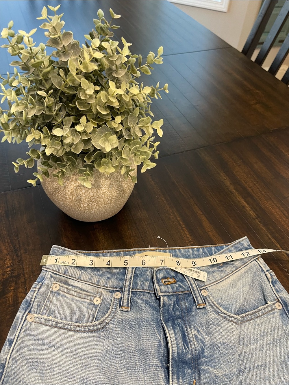 Madewell Light Wash Straight Leg Jeans - Picture 3 of 5